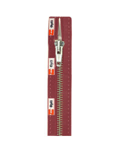 Opti 8055 M60 nikkelkleurige metaalrits 6mm deelbaar 40 cm - Kleur 750