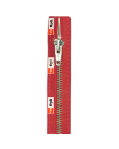 Opti 8055 M60 nikkelkleurige metaalrits 6mm deelbaar 65 cm - Kleur 752