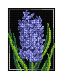 Orchidea 3052F Stramien voorbedrukt Hyacint 18 x 24 cm - STUK