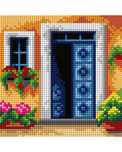 Orchidea 3062D Stramien voorbedrukt The Doors 15 x 15 cm - STUK