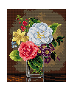 Orchidea 3108H Stramien voorbedrukt Still Life 24 x 30 cm - STUK