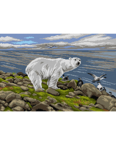 Orchidea 3133Q Stramien voorbedrukt Polar Beer - STUK