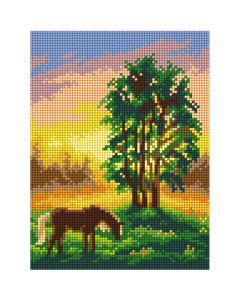 Orchidea 3194F Stramien voorbedrukt Sunrise 18 x 24 cm - STUK