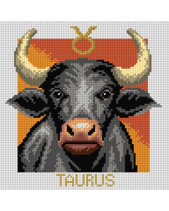 Orchidea 3200H Stramien voorbedrukt Taurus 24 x 24 cm - STUK
