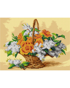 Orchidea 3219J Stramien voorbedrukt Papaver 30 x 40 cm - STUK