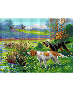 Orchidea 3263J Stramien voorbedrukt Mallard 30 x 40 cm - STUK