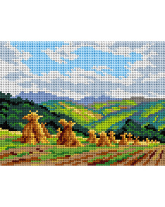 Orchidea 3268F Stramien voorbedrukt Landschap 18 x 24 cm - STUK