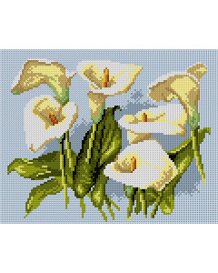 Orchidea 3438H Voorbedrukt stramien Calla Lilies - STUK