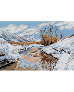 Orchidea 3494Q naar Peder Mork Monsted - Winterzon in het Engadin 40x60cm - STUK