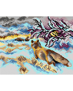 Orchidea 3495H naar Bruno Liljefors - Fox op Duck Hunt 24x30cm - STUK