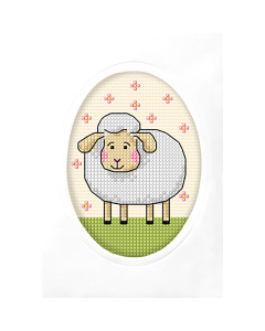 Orchidea 6303 Kruissteek telpakket Schaap 15x10,5cm - STUK