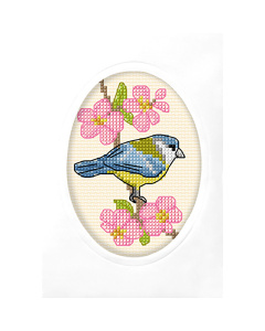 Orchidea 6304 Kruissteek telpakket Vogel 15x10,5cm - STUK