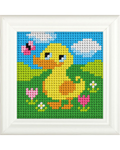 Orchidea 6715 Voorbedrukt borduurpakket  Eend 11x11 cm - STUK
