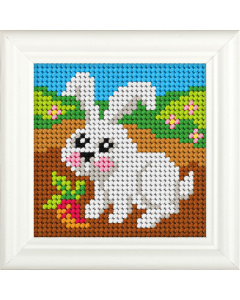 Orchidea 6720 Voorbedrukt borduurpakket  Konijn 11x11 cm - STUK