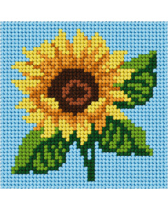 Orchidea 6749 My First voorbedrukt borduurpakket  Zonnebloem 10,5x10,5cm - STUK