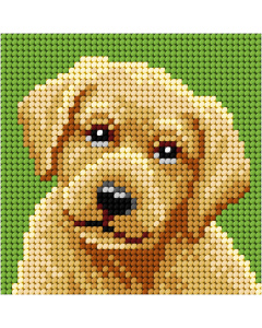 Orchidea 6767 Borduurpakket My First Embroidery Labrador 10,5x10,5cm - STUK