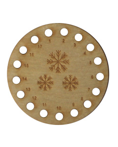 Orchidea 6803 Mouline organizer Sneeuwvlokken 8,2cm - STUK
