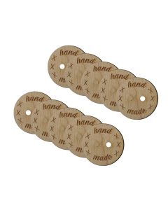 Orchidea 6810-05 Houten knoop Handmade zak à 10 stks 2,2cm - ZAK