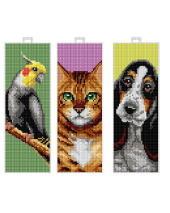 Orchidea 7896 Borduur telpakket Dieren set van 3 ontwerpen - STUK