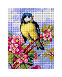 Orchidea M2620 Borduurpakket voorbedrukt stramien kruissteek 16,5x22cm - STUK