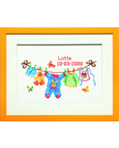 Pako 225.298 Borduurpakket telpatroon aïda Geboorte Waslijn 39 x 31 cm - STUK