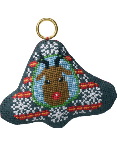 Permin 01-1291 kerstornament 9 x 8 cm dessin rendier - STUK