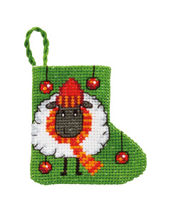 Permin 01-2247 Borduurpakket Schapen 7x7cm - STUK