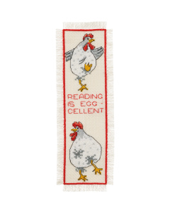 Permin 05-2395 Borduurpakket Kippen 7x22cm - STUK