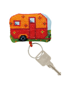 Permin 11-2430 Borduurpakket Caravan 5x7cm - STUK