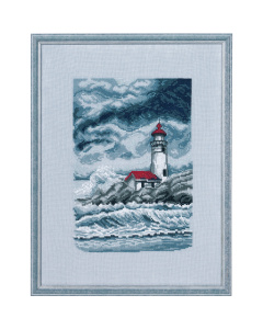 Permin 12-0166 Borduurpakket Lichthuis 26x35 cm - STUK