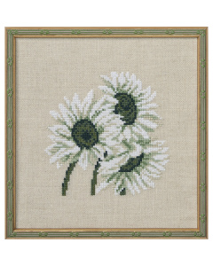 Permin 12-1159 Borduurpakket Zonnebloem 18x19 cm - STUK