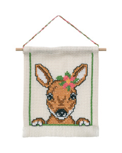 Permin 13-0385 Borduurpakket My First Kit Hert 16x18 cm - STUK