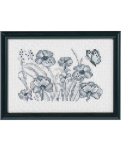 Permin 13-0418 Borduurpakket Klaprozen 12x17 cm - STUK