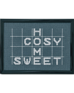 Permin 131355 Borduurpakket Cosy Sweet Home 18x13cm - STUK