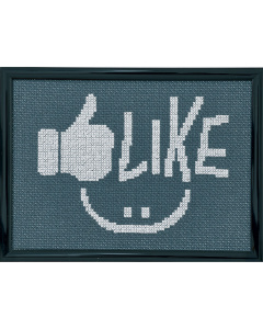 Permin 131358 Borduurpakket Like 18x13cm - STUK
