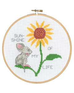 Permin 13-4158 Sunshine of my life 18cm rond - STUK