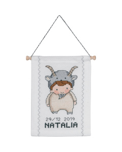 Permin 13-8810 Borduurpakket Steenbok 18x25 cm - STUK