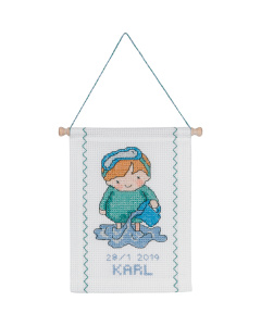 Permin 13-8811 Borduurpakket Waterman 18x25 cm - STUK