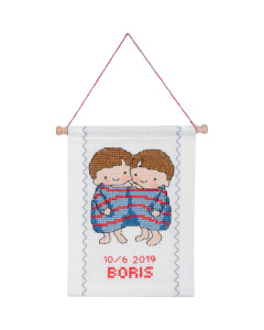Permin 13-8815 Borduurpakket Gemini 18x25 cm - STUK