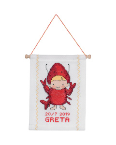 Permin 13-8816 Borduurpakket Cancer 18x25 cm - STUK