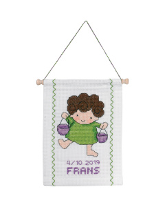 Permin 13-8819 Borduurpakket Weegschaal 18x25 cm - STUK