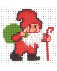 Permin 14-0206 Borduurpakket My First Kit Pixie met zak en suikerriet 10x10 cm - STUK