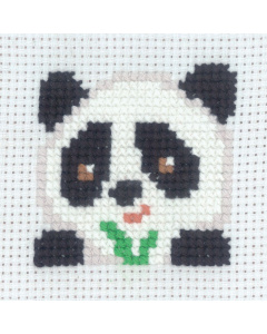 Permin 14-1143 Borduurpakket Panda 13x13 cm - STUK