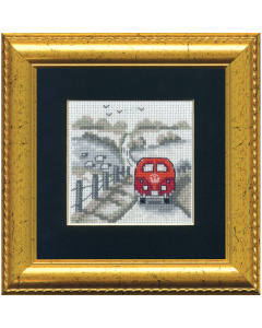Permin 14-8412 Mini borduurpakket VW 11x11 cm - STUK