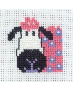 Permin 14-9333 Borduurpakket Schapen 8x8 cm - STUK