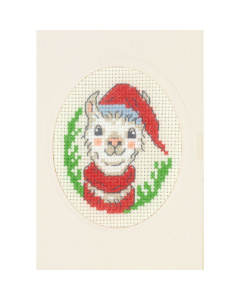 Permin 17-4294 Alpaca met kaart 9x13cm - STUK