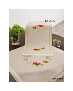 Permin 27-2712 Borduurpakket Appel 80x80cm - STUK