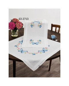 Permin 27-2713 Borduurpakket Vlinders 80x80cm - STUK