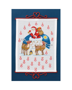 Permin 34-3281 Kerstman schoorsteen 32x42cm - STUK