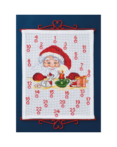 Permin 34-3283 Kerstman en muis 40x60cm - STUK